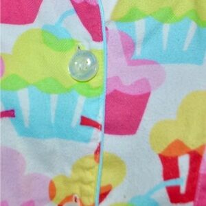 Vintage set Limited Victoria's Secret Pink and Green Cupcake Design PJs